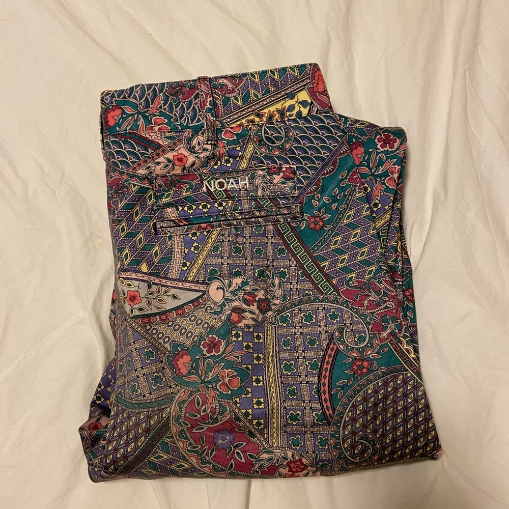 Noah Paisley Trousers